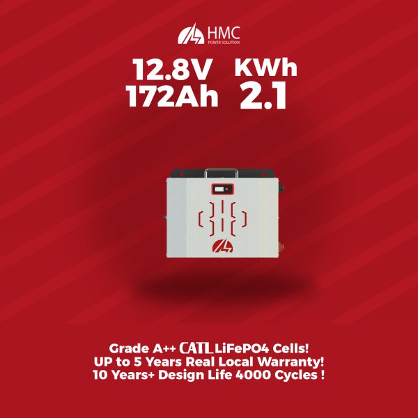 HMC Lithium battery 12.8V 170Ah 2.2KWh